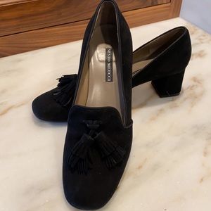 Sesto Meucci  Italy Velvet Suede Tassel Pump 39.5